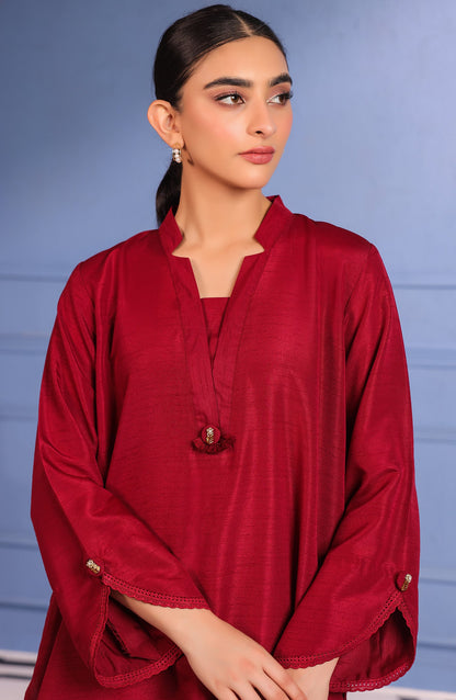 Orient - Stitched 2 Piece Plain Raw Silk Shirt and Raw Silk Pant