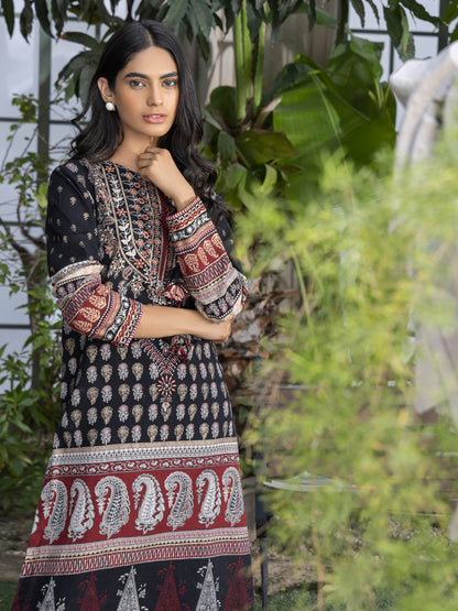 Limelight - 2 Piece Khaddar Suit-Embroidered (Pret)