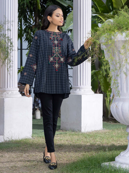 Limelight - Yarn Dyed Kurti-Embroidered (Pret)