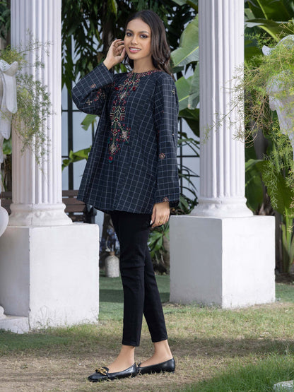 Limelight - Yarn Dyed Kurti-Embroidered (Pret)