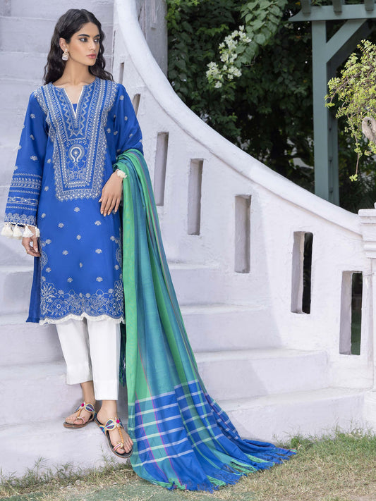 2 Piece Winter Cotton Suit-Embroidered (Pret)