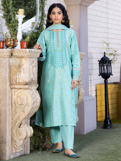 Limelight - 3 Piece Yarn Dyed Suit-Embroidered (Pret)