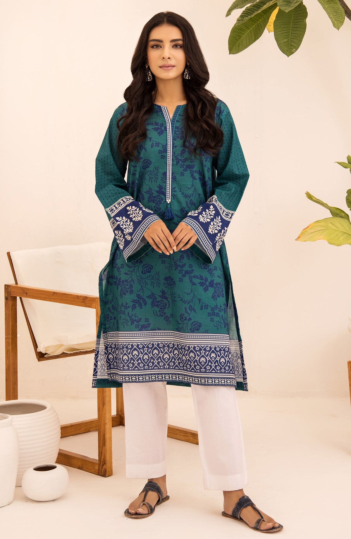 Orient - Unstitched 1 Piece Printed Khaddar Winter Shirt