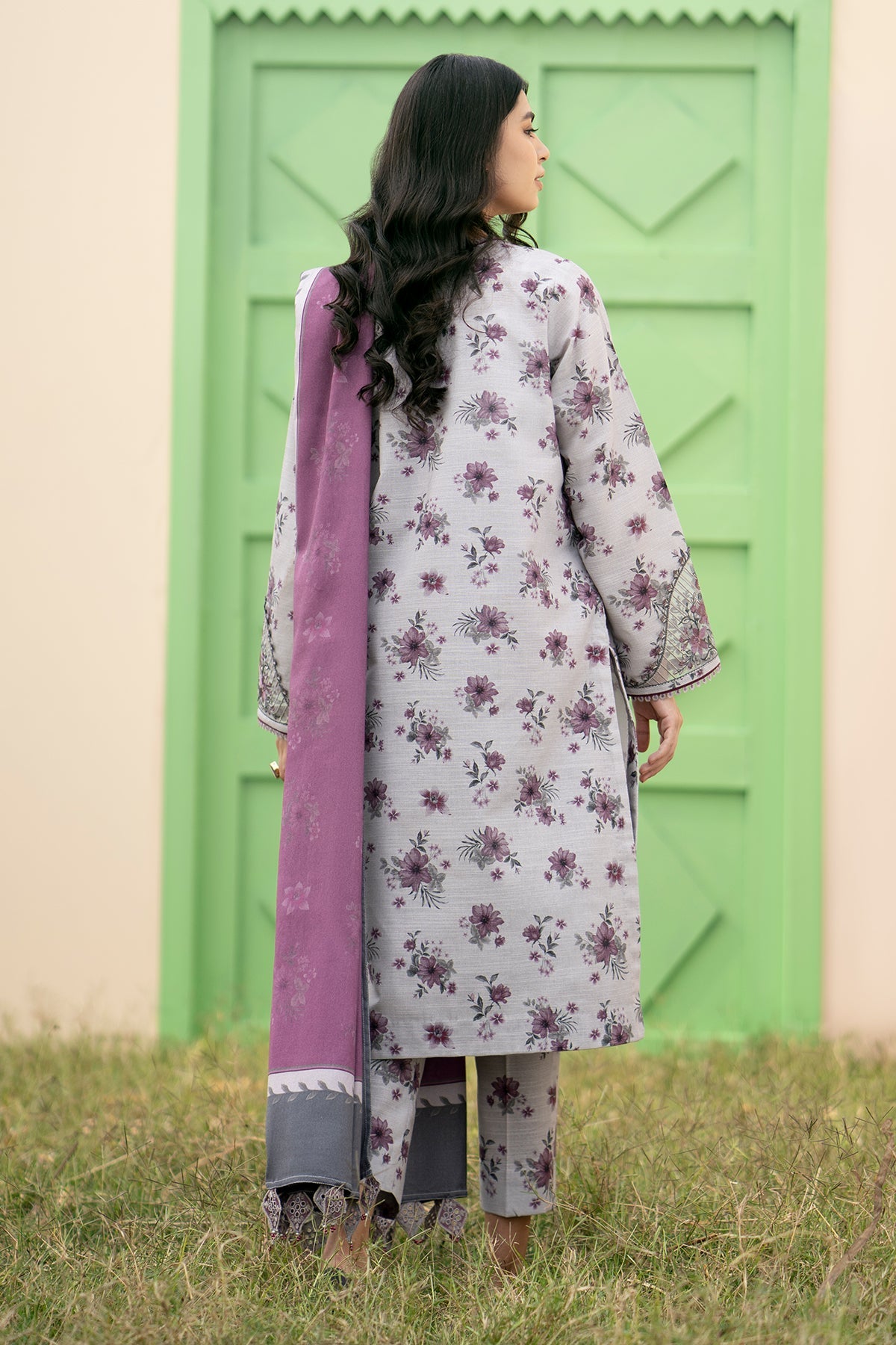 Baroque - DIGITAL PRINTED SLUB KHADDAR UF-485