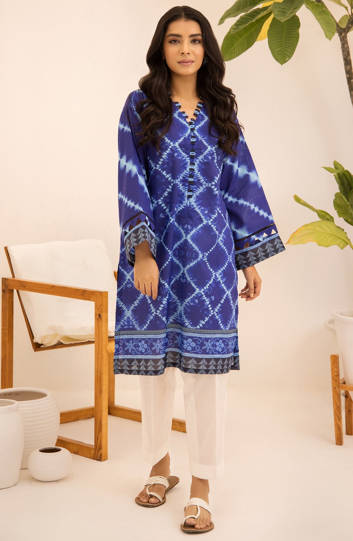 Orient - Unstitched 1 Piece Printed Lawn Shirt