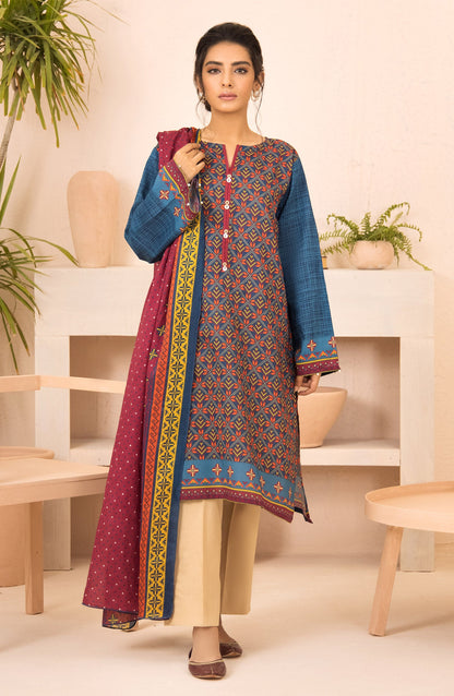 Orient - Unstitched 2 Piece Printed Heavy Lawn Shirt and Lawn Dupatta