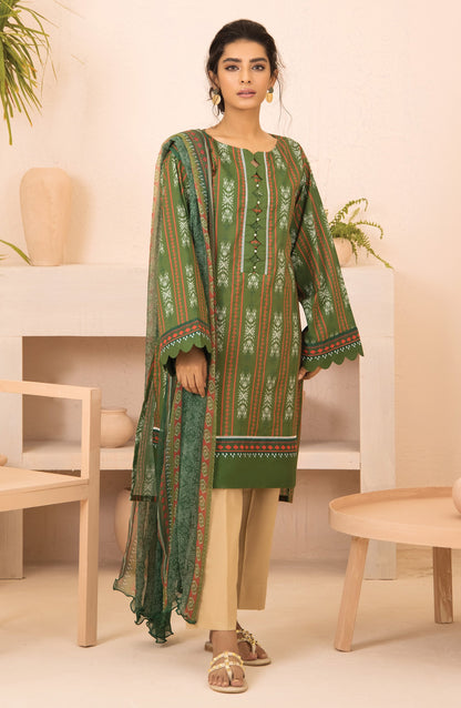 Orient - Unstitched 2 Piece Printed Lawn Shirt and Chiffon Dupatta