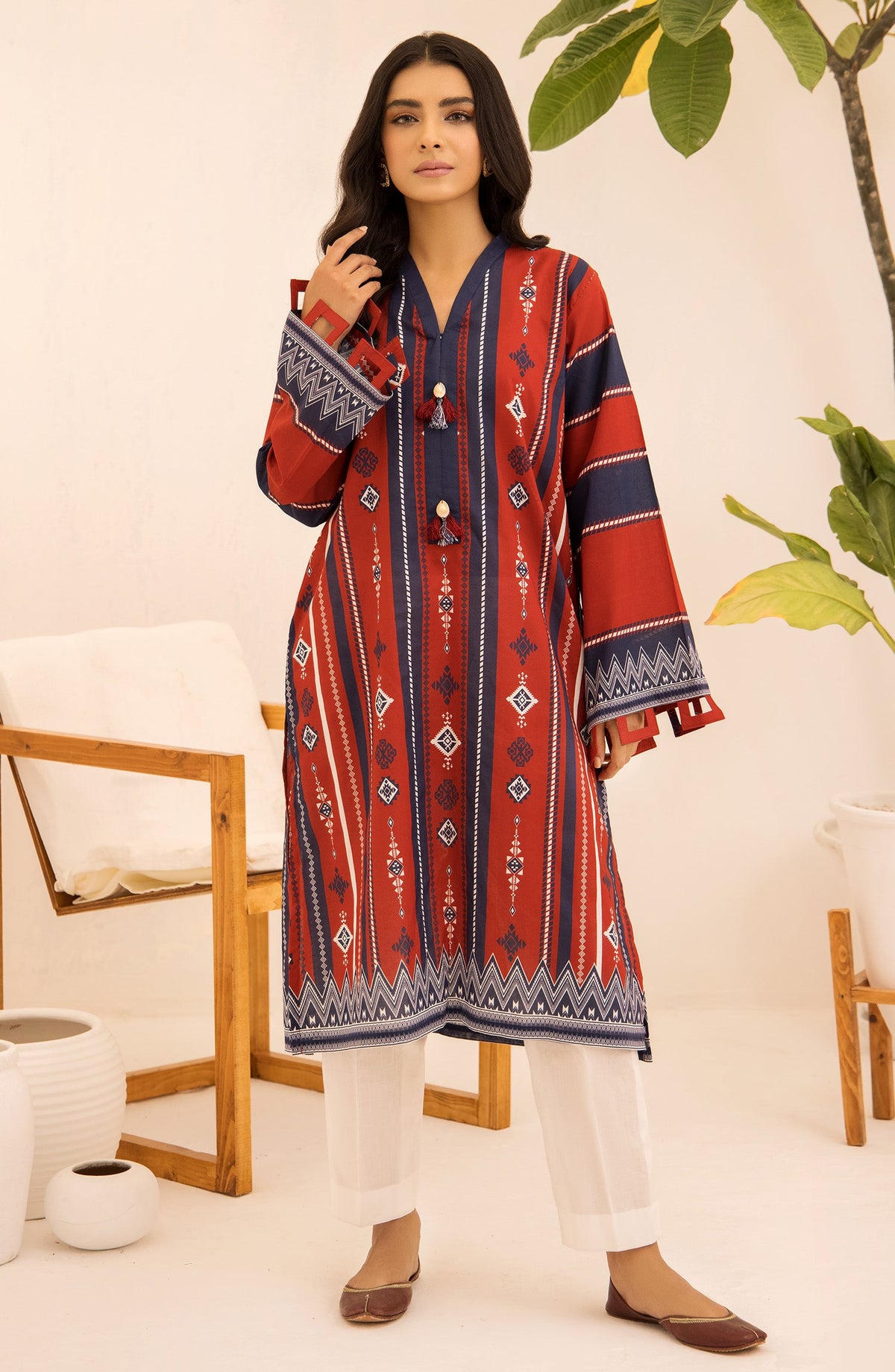 Orient - Unstitched 1 Piece Printed Lawn Shirt