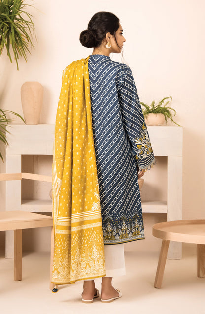 Orient - Unstitched 2 Piece Printed Heavy Lawn Shirt and Dobby Dupatta