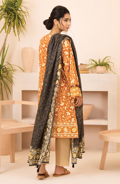 Orient - Unstitched 2 Piece Printed Lawn Shirt and Dobby Dupatta