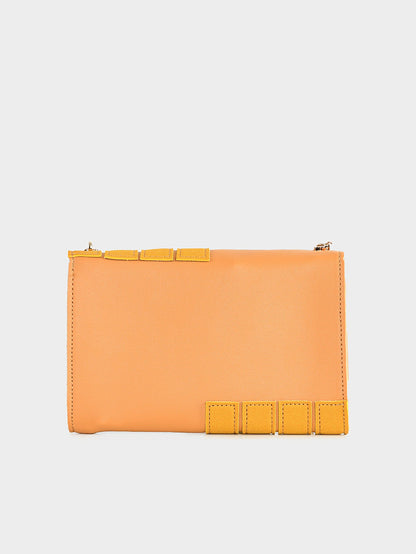 Limelight - Striped Clutch