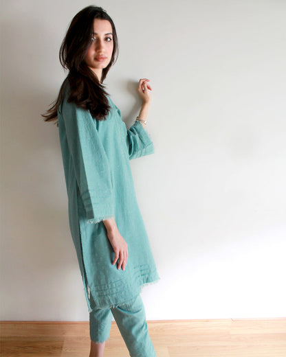 Ayesha Naveed - Teal Set