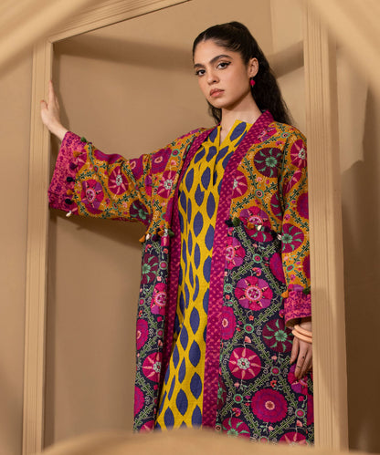 Sapphire - Printed Khaddar Jacket