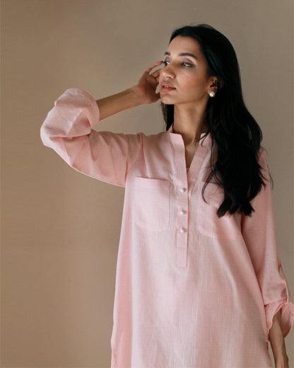 Ayesha Naveed - Cherry Pink Set
