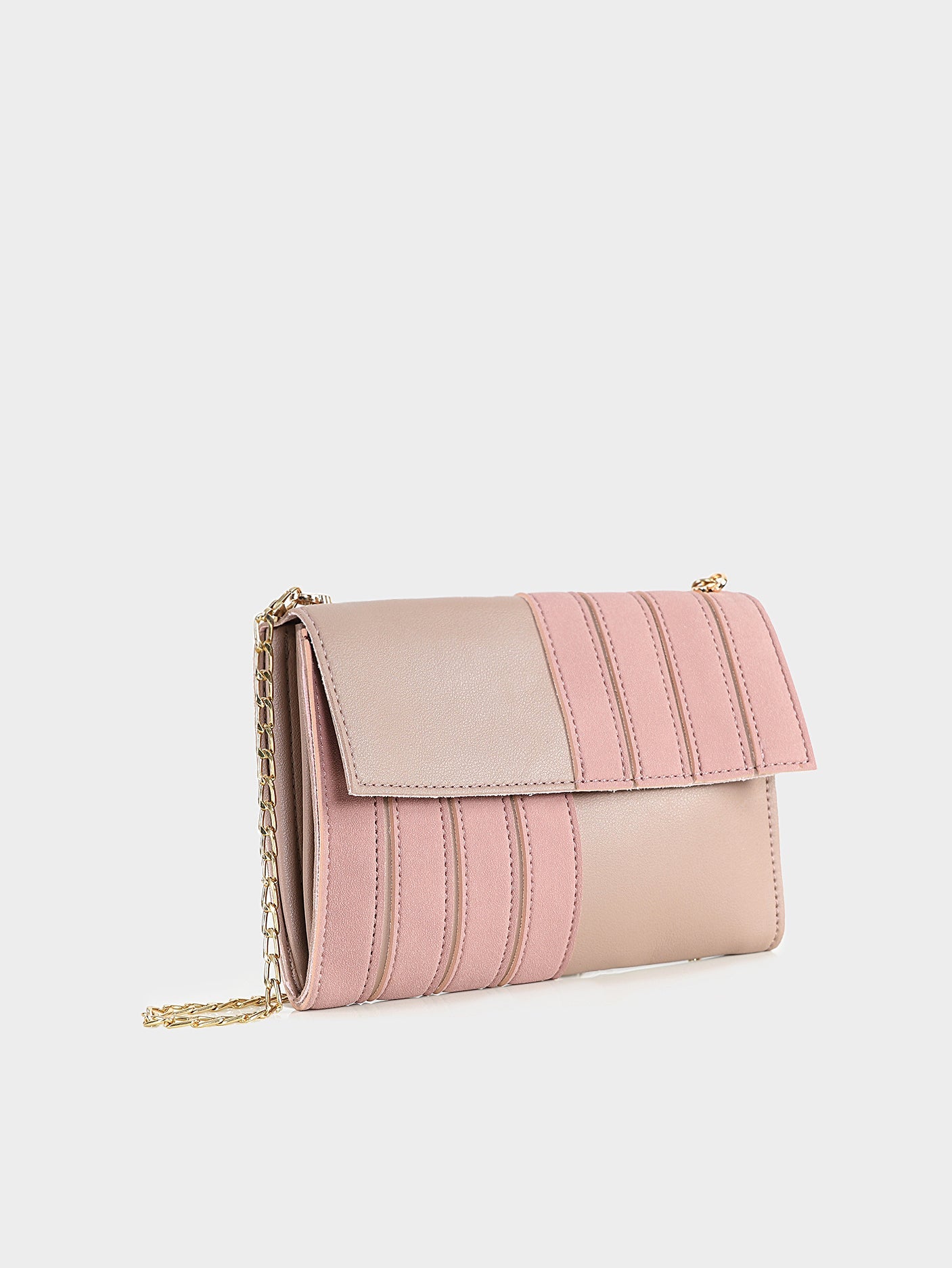 Limelight - Striped Clutch