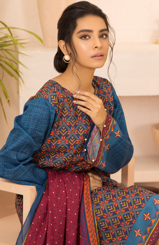 Orient - Unstitched 2 Piece Printed Heavy Lawn Shirt and Lawn Dupatta