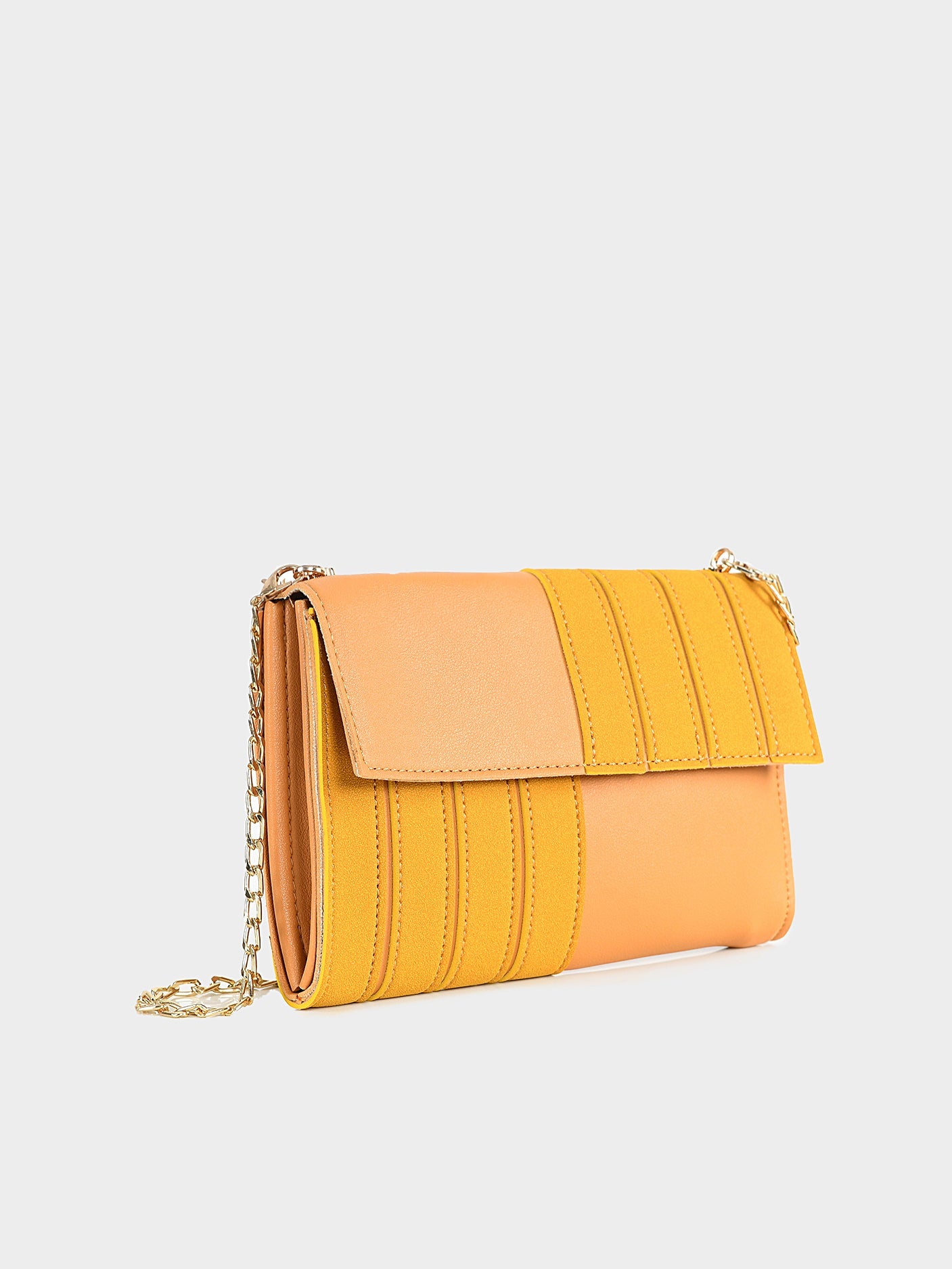 Limelight - Striped Clutch