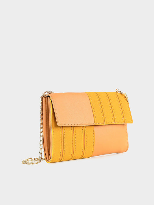 Limelight - Striped Clutch