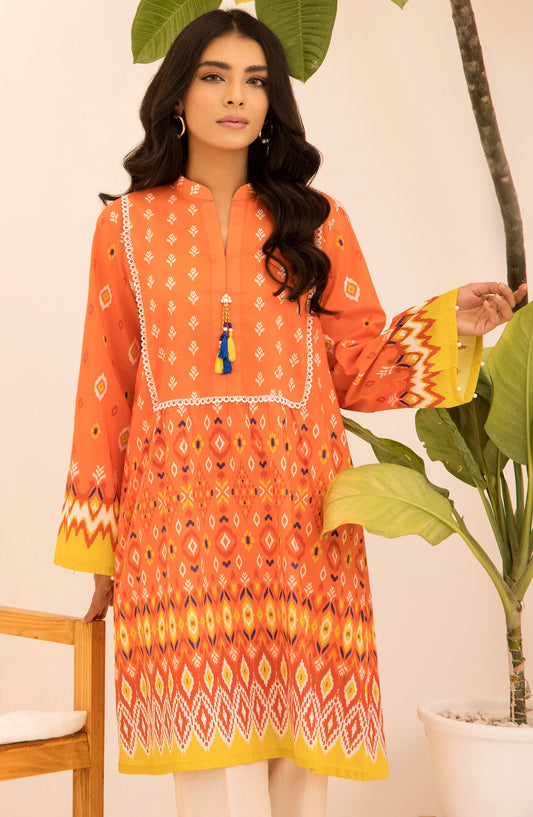 Orient - Unstitched 1 Piece Printed lawn Shirt