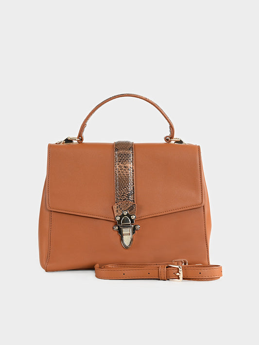 Limelight - Textured Top Handle Bag