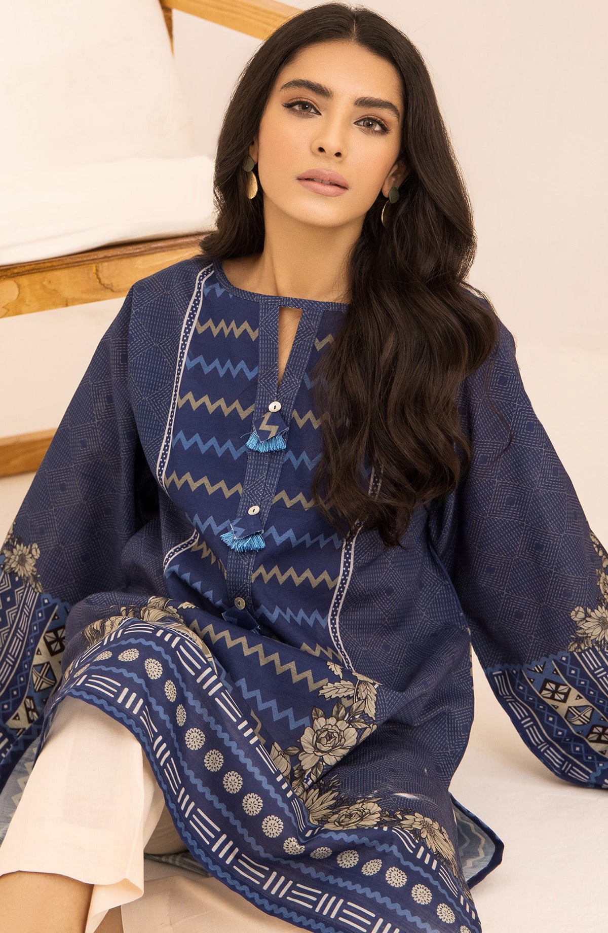 Orient - Unstitched 1 Piece Printed Khaddar Winter Shirt