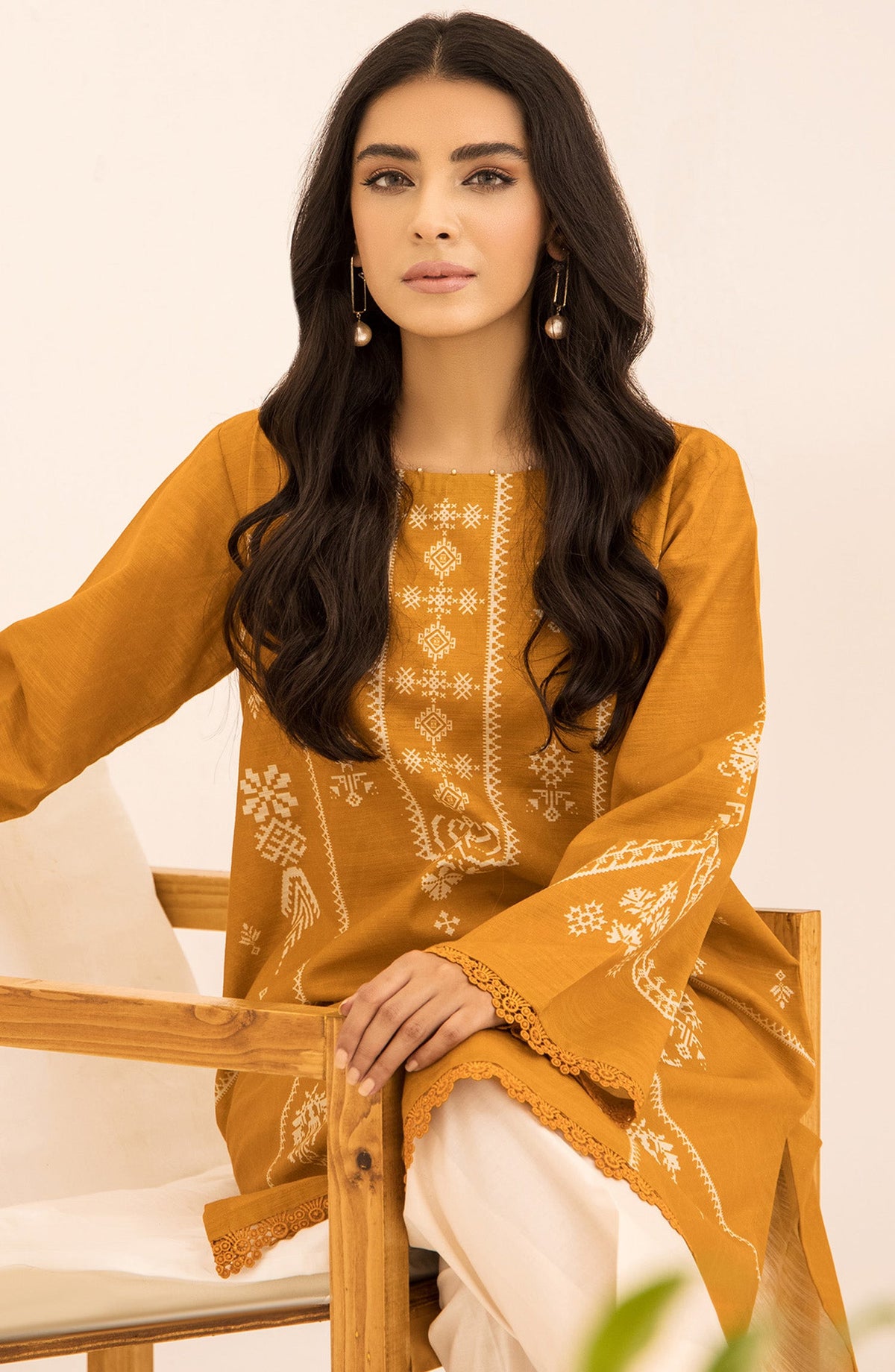 Orient - Unstitched 1 Piece Printed Khaddar Winter Shirt