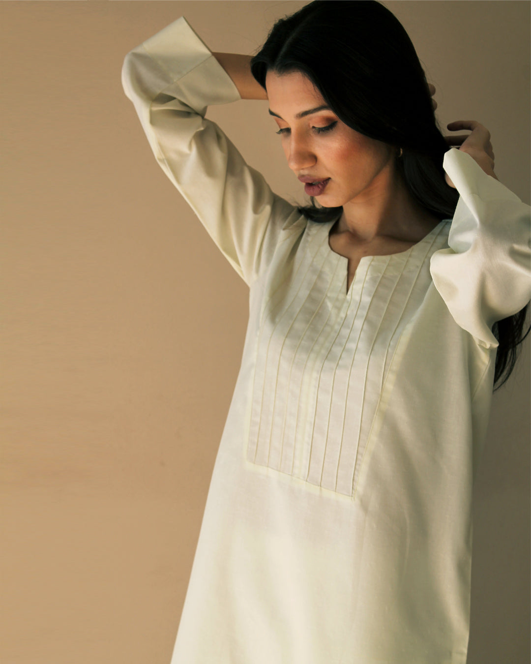 Ayesha Naveed - Light green matching separates