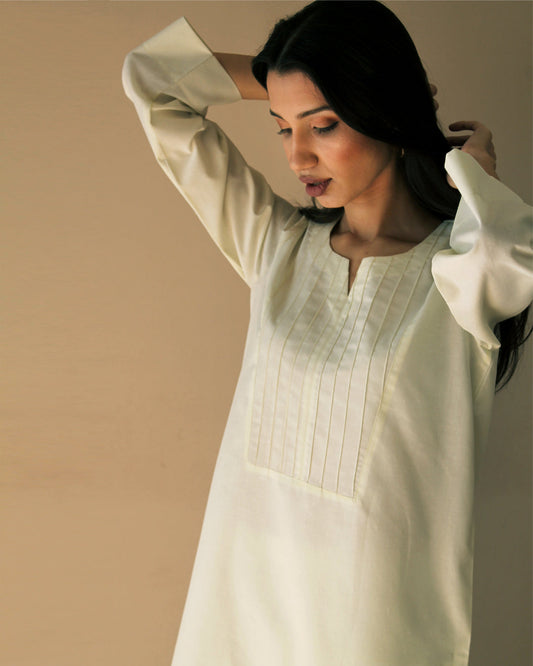 Ayesha Naveed - Light green matching separates