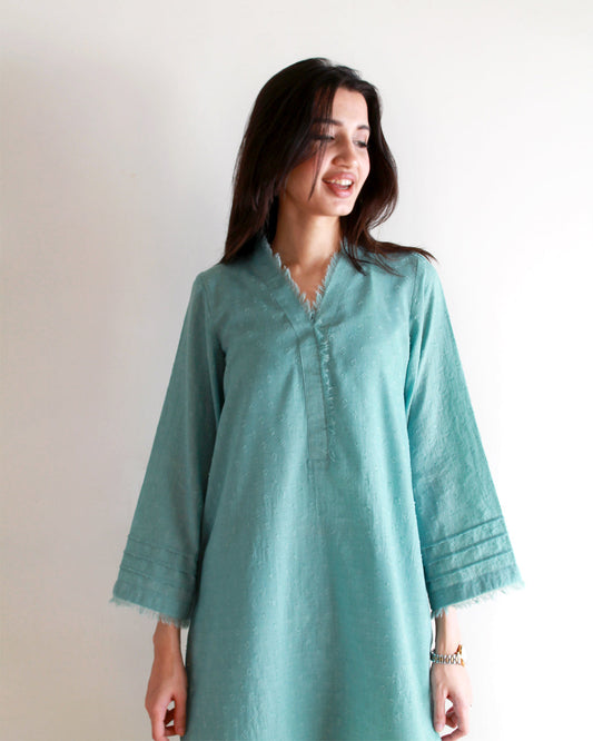 Ayesha Naveed - Teal Set