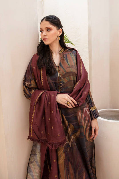 Baroque - PRINTED SLUB KHADDAR PR-864