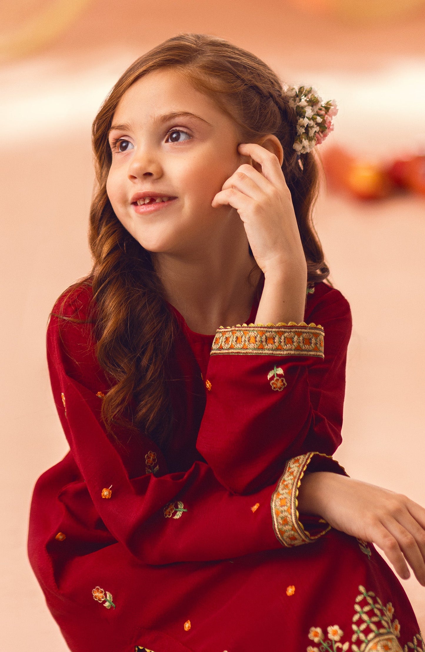 Orient - Stitched 2 Piece Embroidered Raw Silk Shirt and Raw Silk Pant
