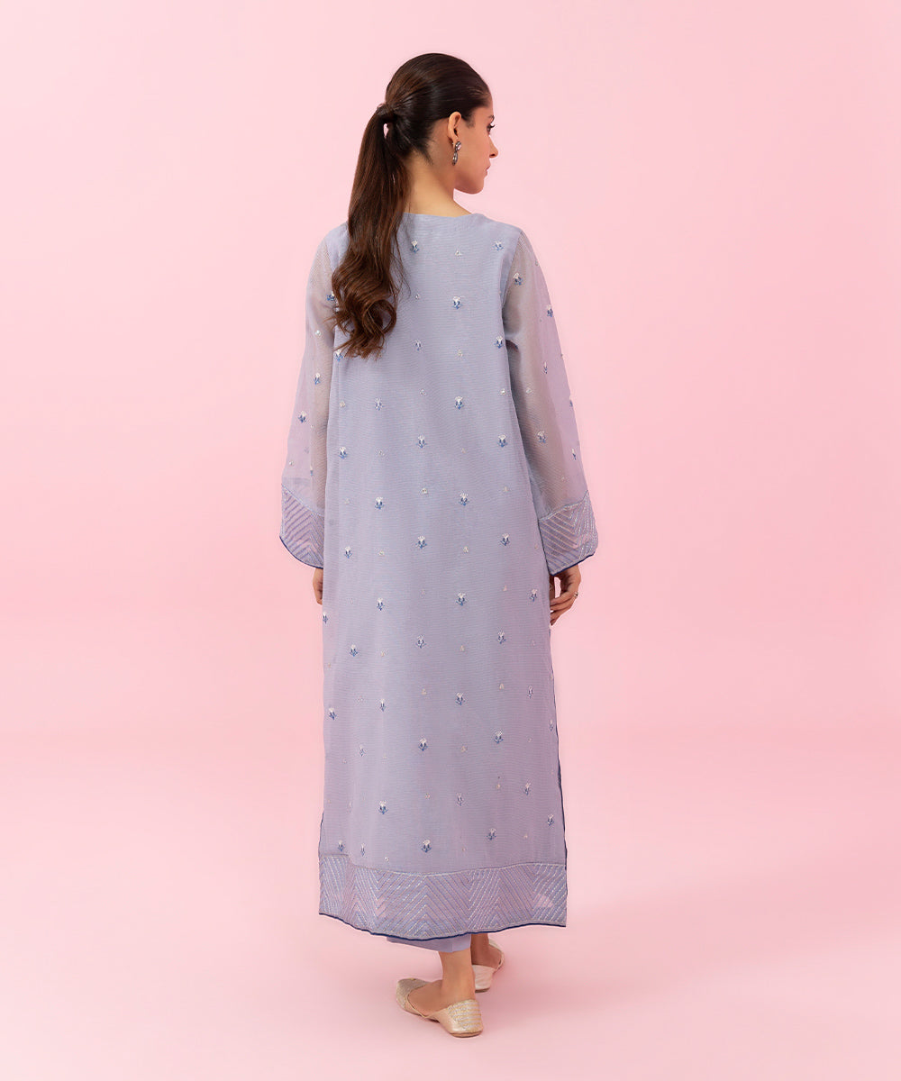 Sapphire - 2 Piece - Embroidered Karandi Suit