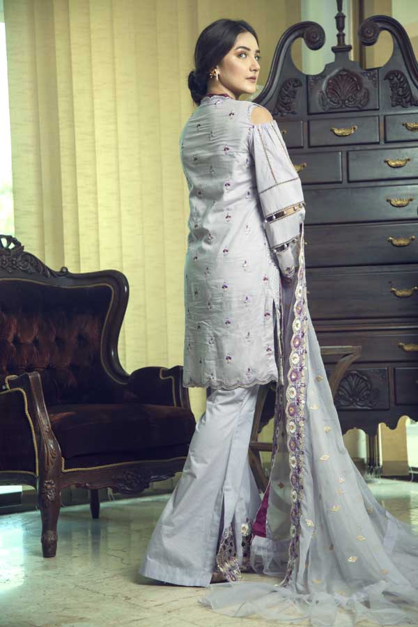 Adan's Libas - CASSIS (SCHIFFLI EMBROIDERED LAWN)