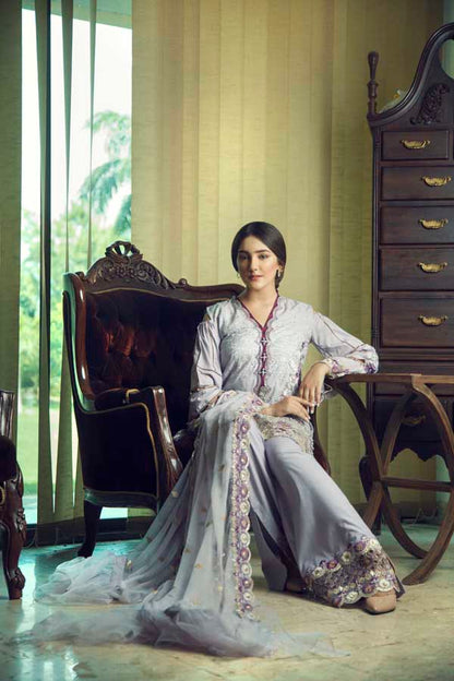Adan's Libas - CASSIS (SCHIFFLI EMBROIDERED LAWN)
