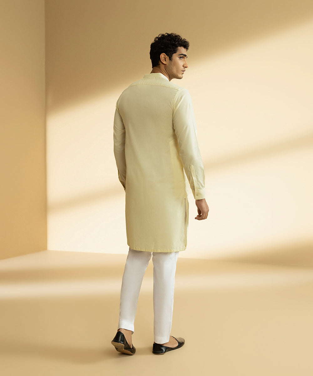 Embroidered Cotton Kurta