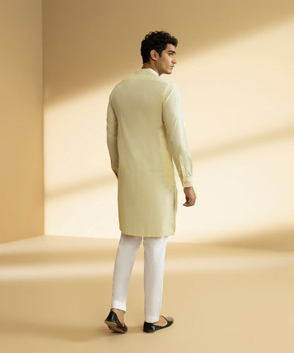 Embroidered Cotton Kurta