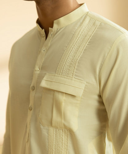 Embroidered Cotton Kurta