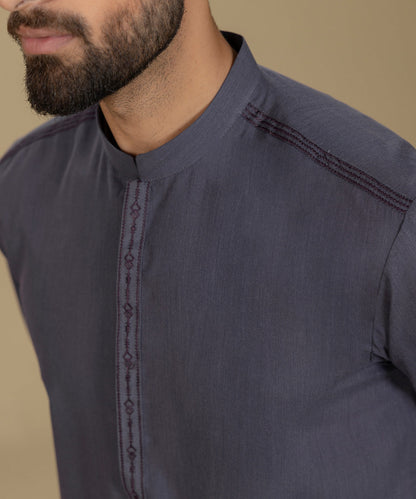 Sapphire - Embroidered Wash & Wear Kurta