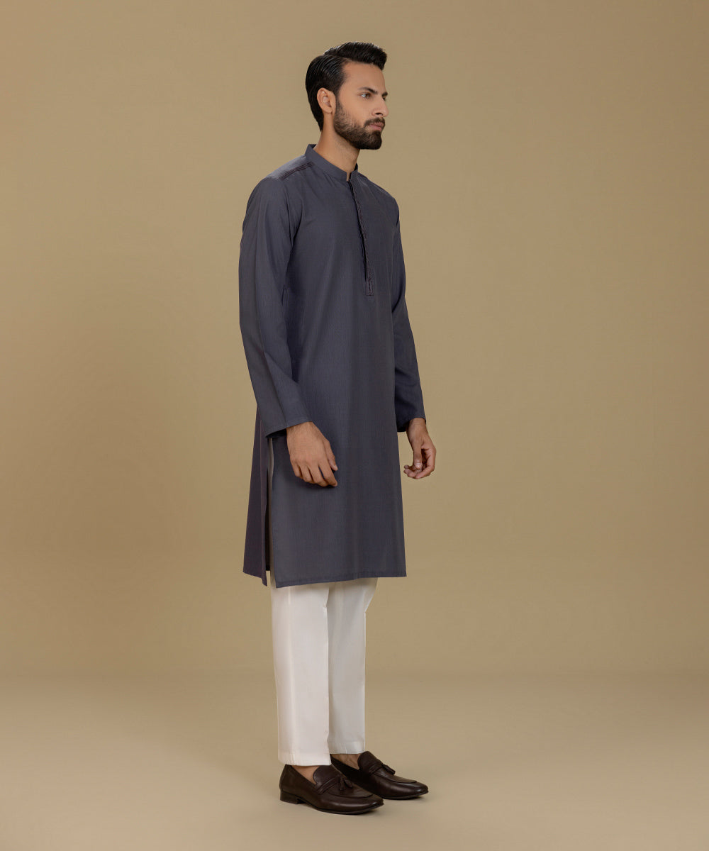 Sapphire - Embroidered Wash & Wear Kurta