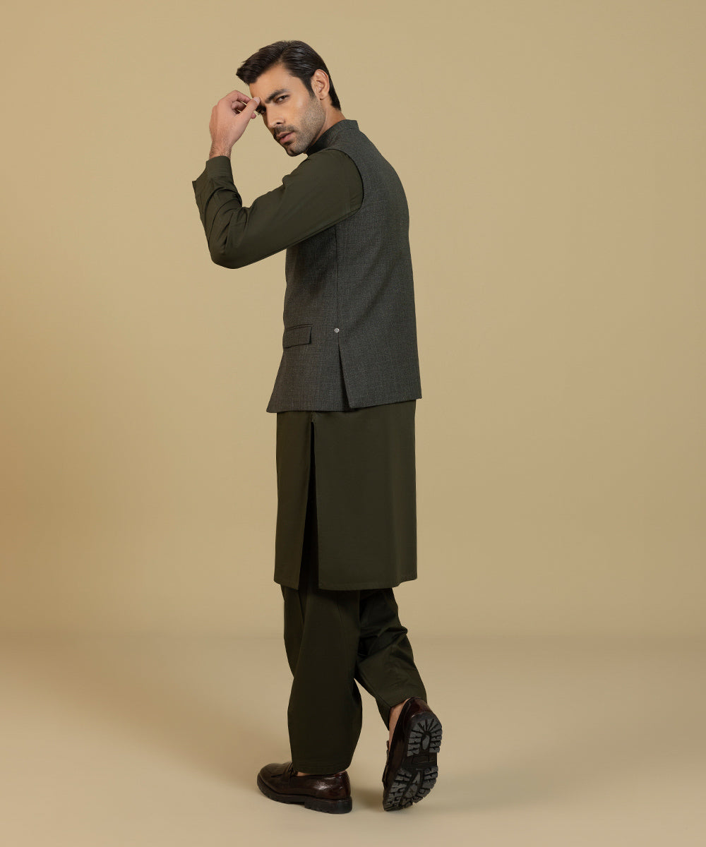 Sapphire - Tropical Fabric Waistcoat