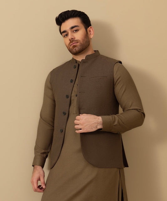 Sapphire - Blended Wool Waistcoat