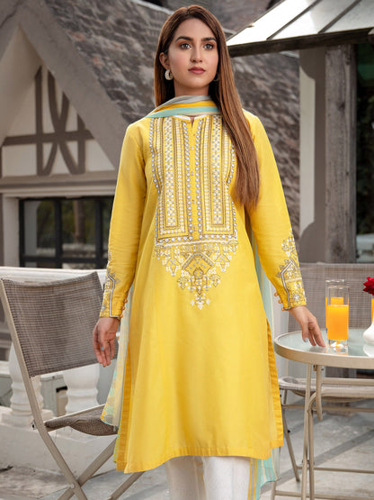 Limelight - Embroidered Lawn Suit