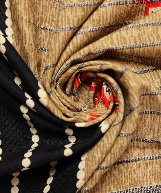 Sapphire - Printed Blended Shawl