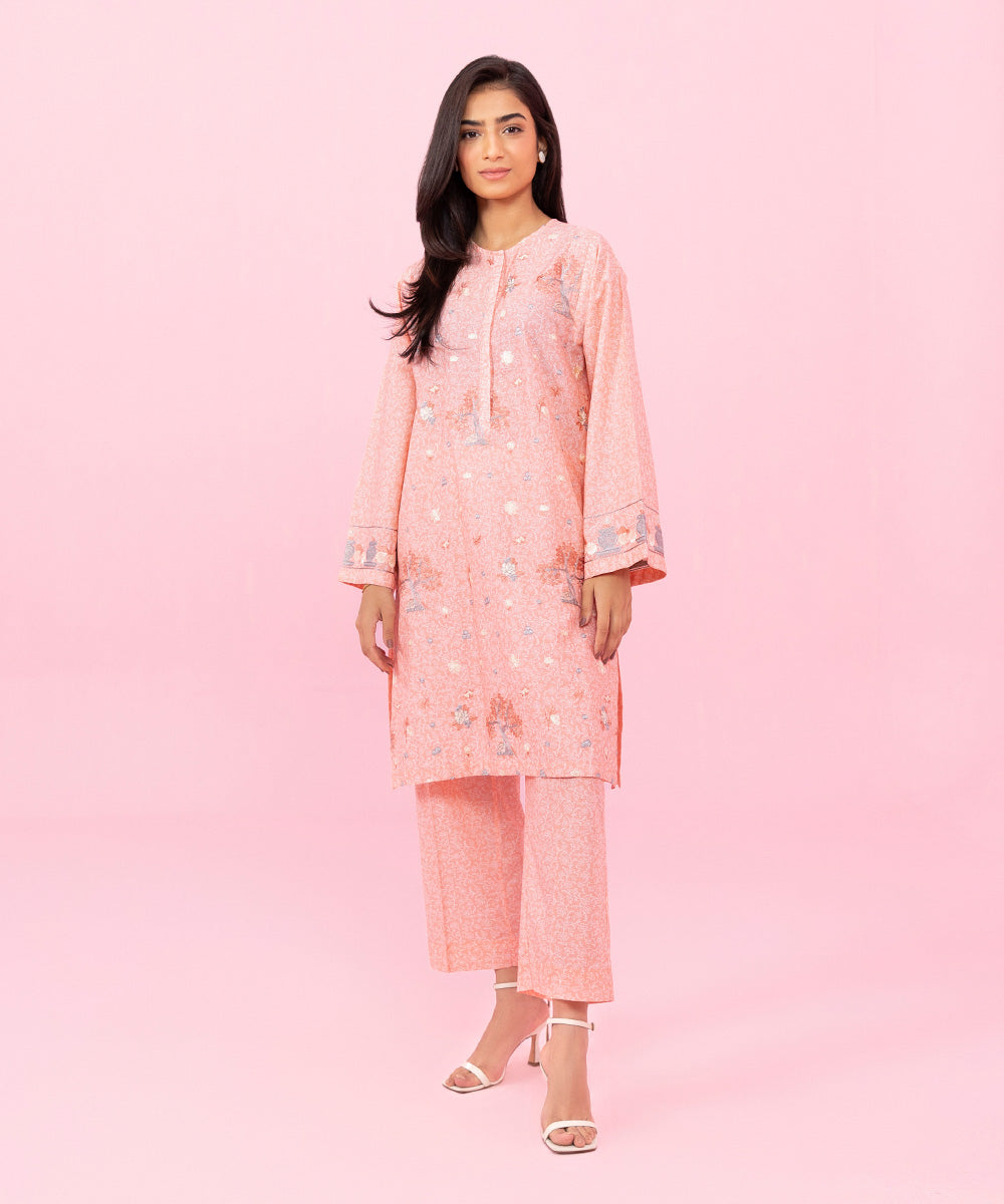 Sapphire - 2 Piece - Embroidered Cambric Suit