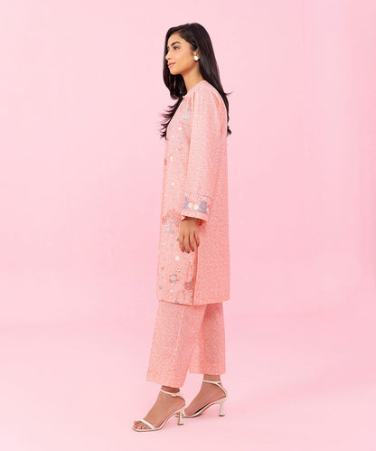 Sapphire - 2 Piece - Embroidered Cambric Suit