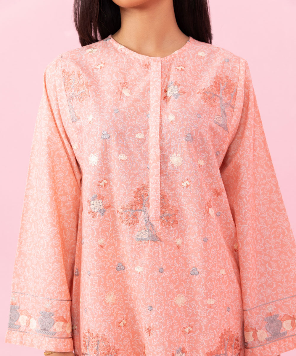 Sapphire - 2 Piece - Embroidered Cambric Suit