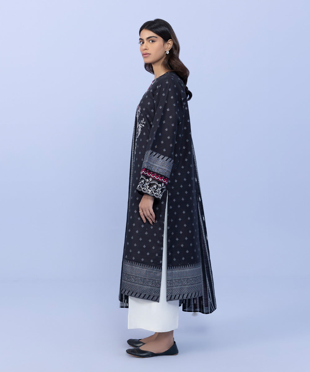 Sapphire - 2 Piece - Embroidered Khaddar Suit