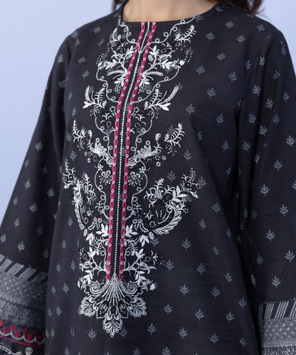 Sapphire - 2 Piece - Embroidered Khaddar Suit