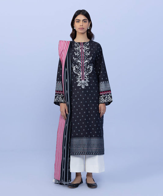 Sapphire - 2 Piece - Embroidered Khaddar Suit