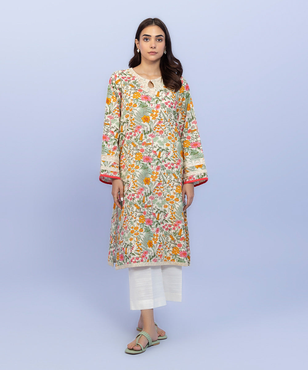 Sapphire - Embroidered Khaddar Shirt